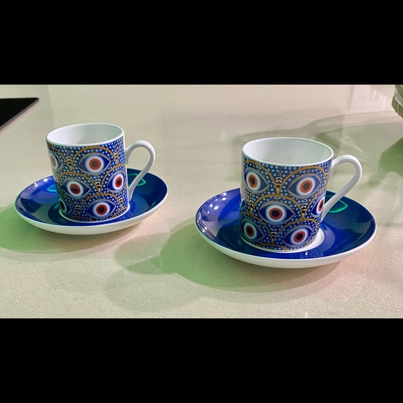 Evil Eye Espresso. Cups Set of Two - Picture 2 of 2